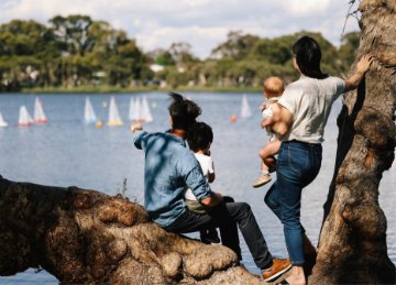 Image of soccer players at Richard Guelfi Reserve